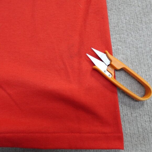 Vintage Heritage Lane Farms Shirt Medium Red USA Made Double Sided - Picture 4 of 10